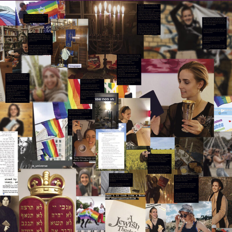 Leni Lafayette, Digitale-Collage (Ausschnitt)